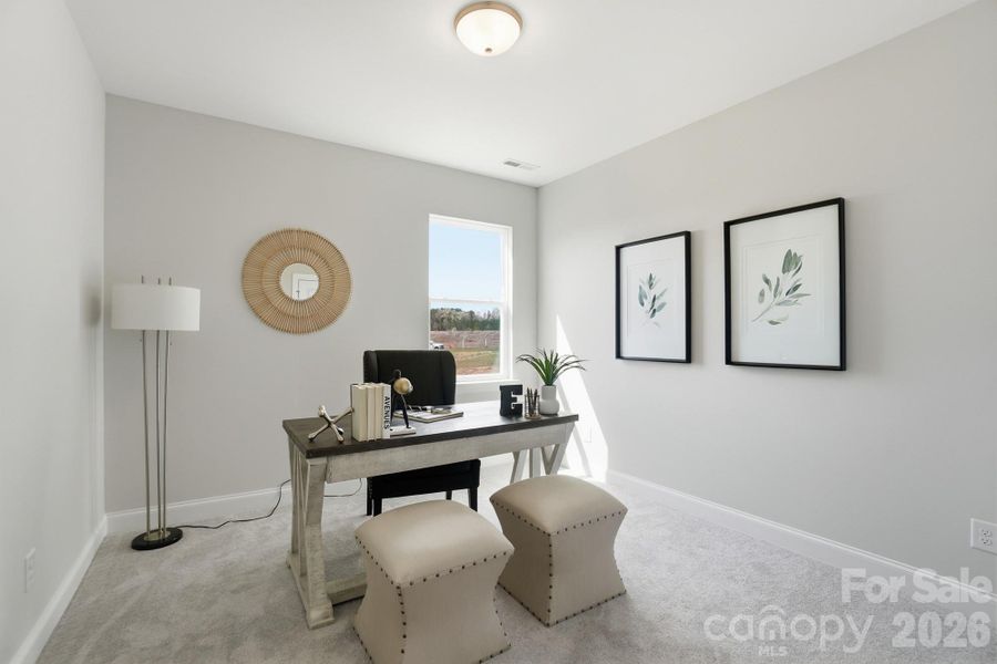 Furnished interior view inside a new home in The Meadows at Laurelbrook, Sherrills Ford (Image 4).