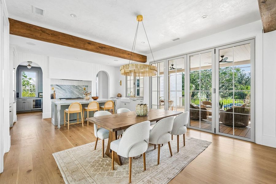 Furnished interior view inside a new home in , Johns Island (Image 38).