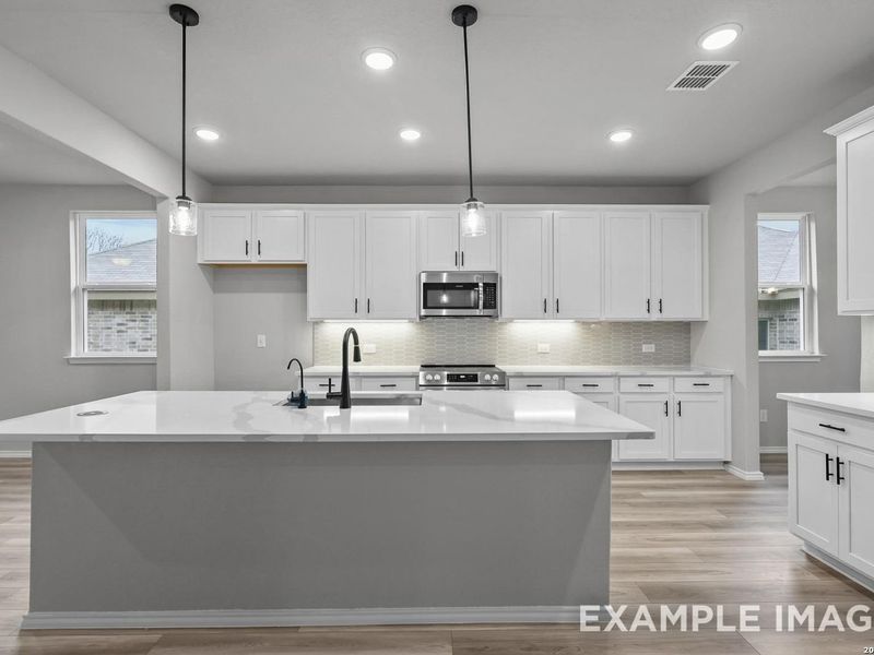 Furnished interior view inside a new home in Hickory Ridge, Elmendorf (Image 5).
