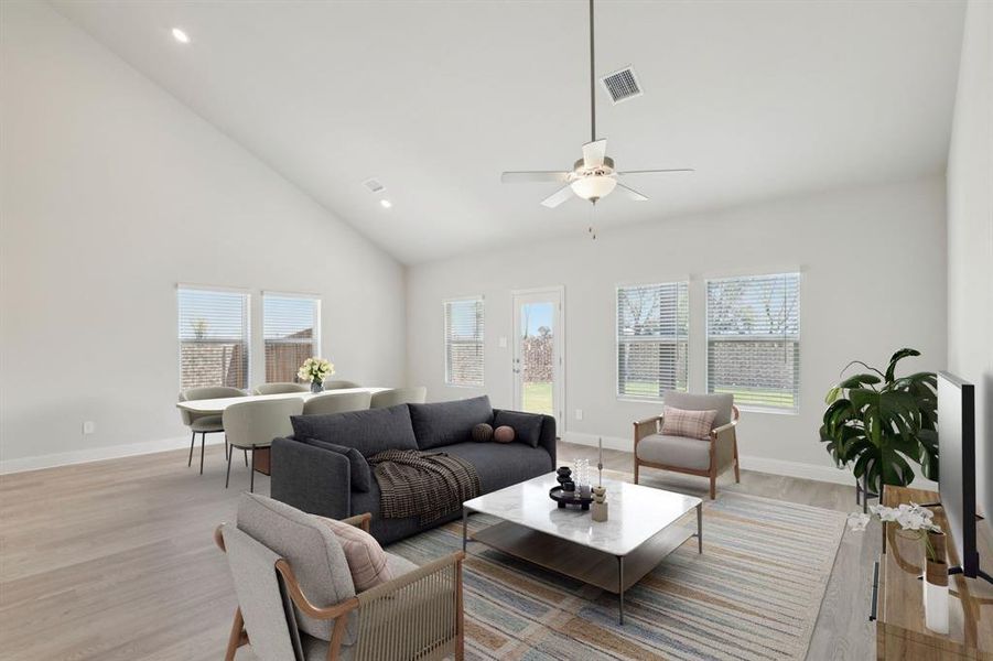 Photo is not of the actual home, but is an inspirational photo of builder’s model home and may depict options, furnishings, and/or decorator features that are not included.