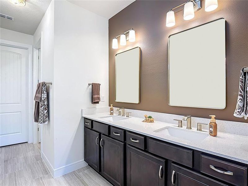 Furnished interior view inside a new home in Del Webb Sunbridge, St. Cloud (Image 26). Furnished interior view inside a new home in Del Webb Sunbridge, St. Cloud (Image 26).