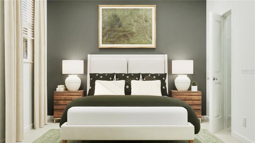 Furnished interior view inside a new home in , Davenport (Image 10).