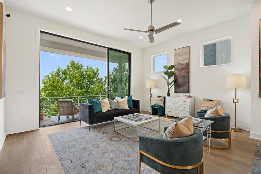 Furnished interior view inside a new home in , Austin (Image 14).