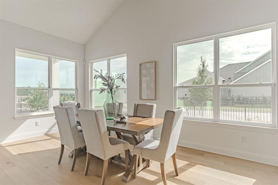 Furnished interior view inside a new home in , Aledo (Image 5).