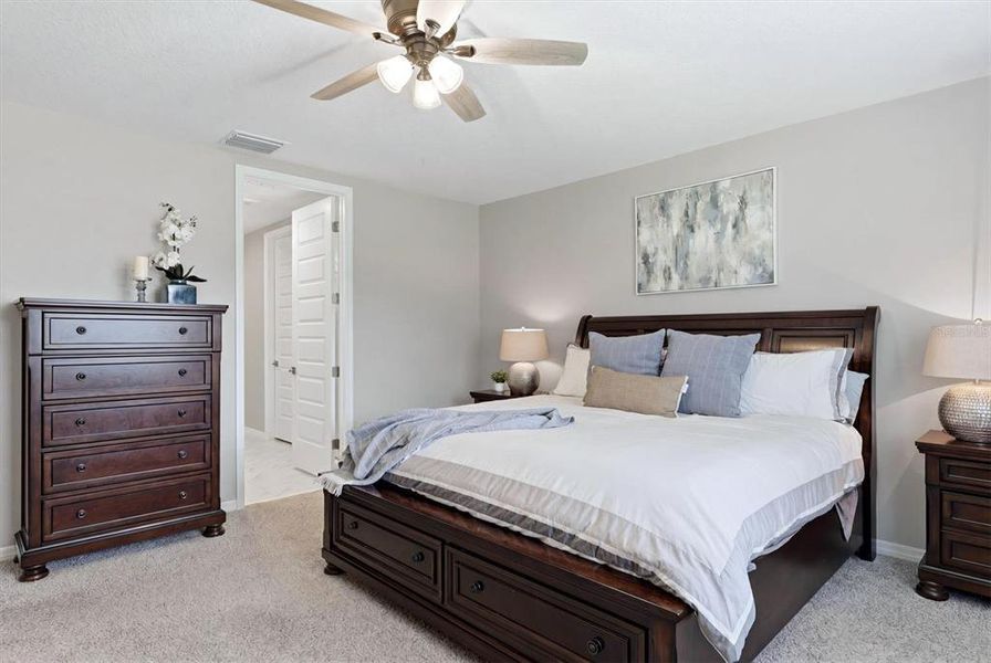 Furnished interior view inside a new home in , Parrish (Image 36).