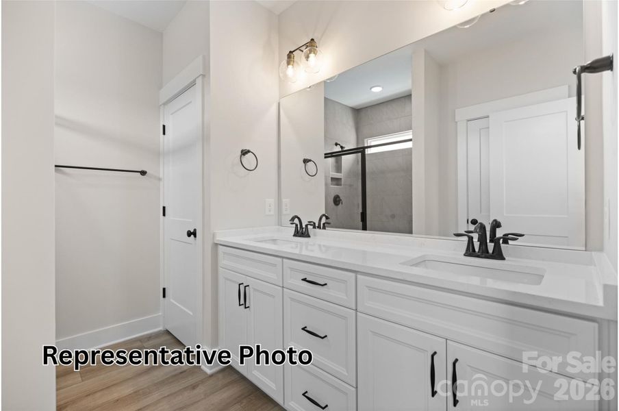 Furnished interior view inside a new home in Caldwell Forest, Charlotte (Image 10).