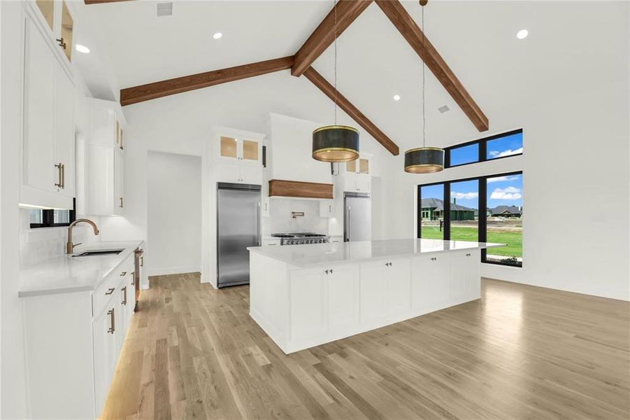 Furnished interior view inside a new home in , Aledo (Image 7).