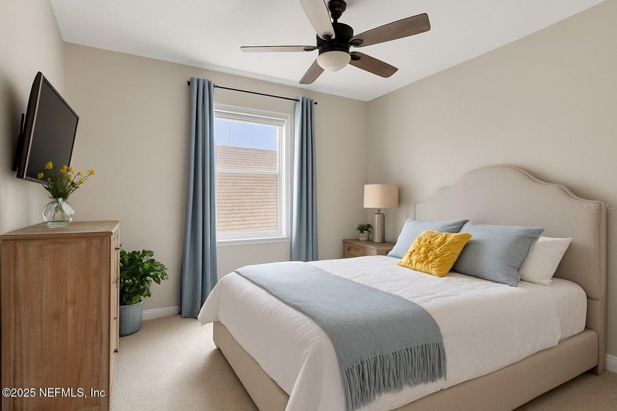 Furnished interior view inside a new home in Sawmill Creek at Palm Coast Park, Palm Coast (Image 10).