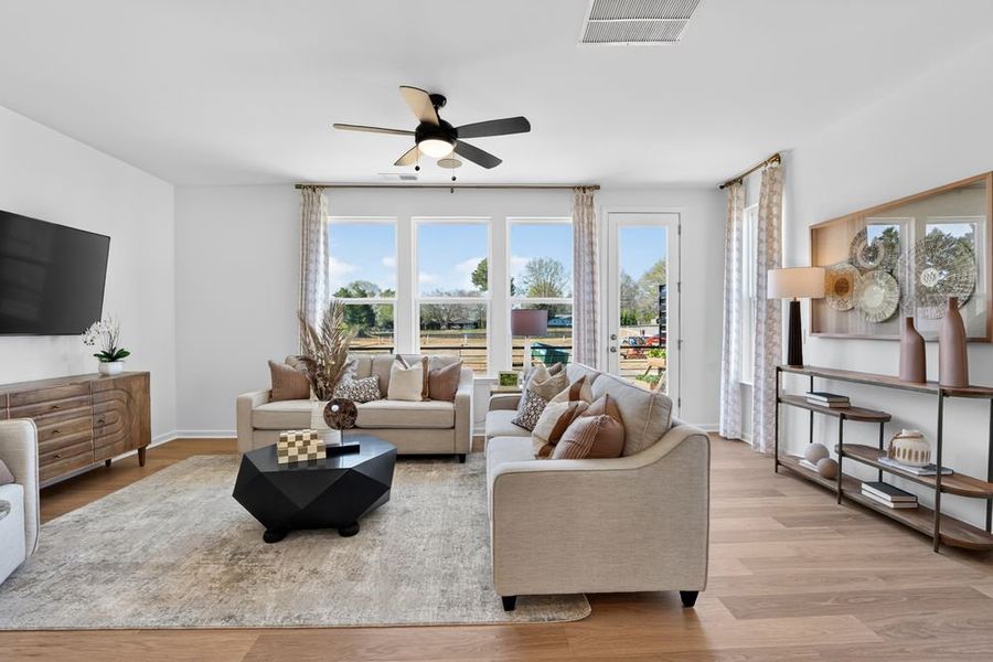 Furnished interior view inside a new home in Indian Trail Townhomes, Indian Trail (Image 25).