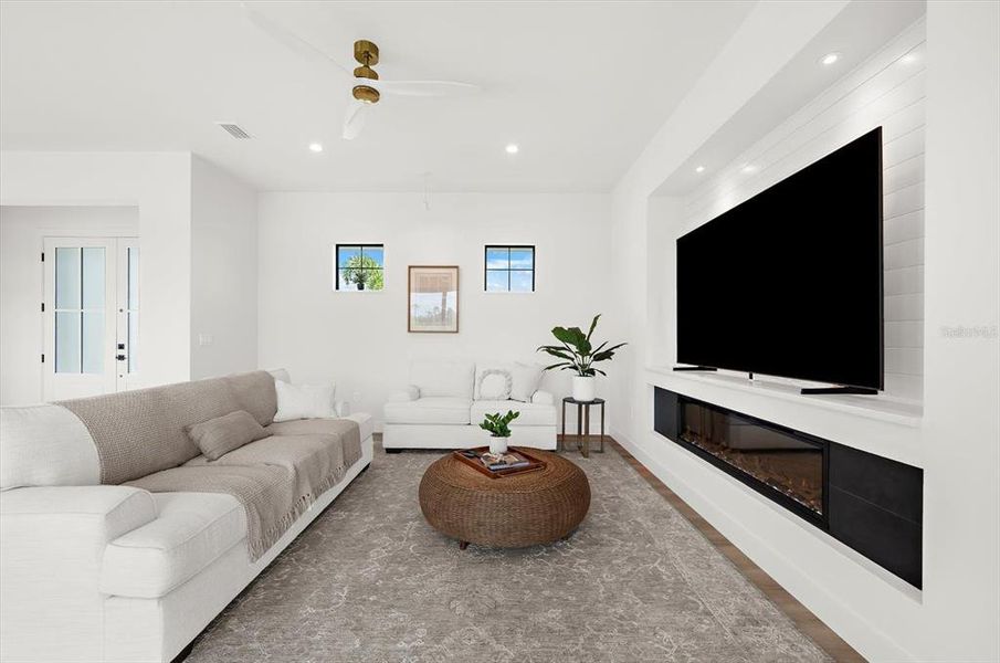 Furnished interior view inside a new home in , Placida (Image 41).