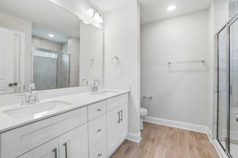 Furnished interior view inside a new home in Harrisburg Village Townhomes, Harrisburg (Image 17).