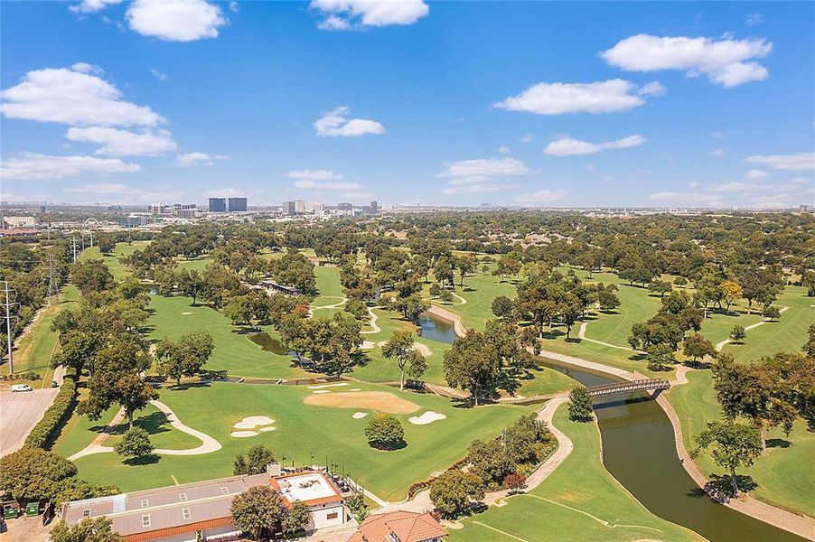 Aerial view Royal Oaks Country Club