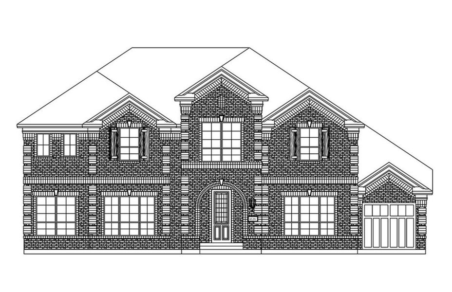 Representative exterior photo of a completed home built from the Grand Legacy by Grand Homes in Grand Oaks, Celina, TX (Image 15).