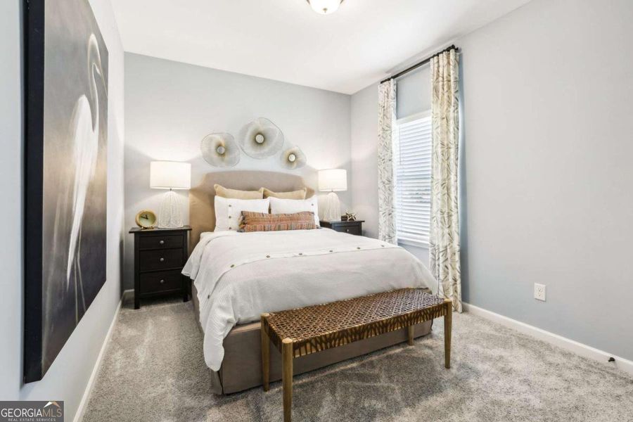 Furnished interior view inside a new home in Cobblestone Crossing Commons, Warner Robins (Image 30).
