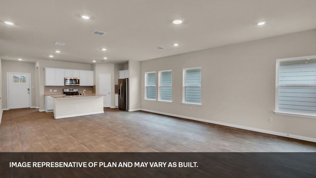 Spacious, unfurnished interior of a new home in Rosenbusch Ranch, Leander (Image 13). Spacious, unfurnished interior of a new home in Rosenbusch Ranch, Leander (Image 13).