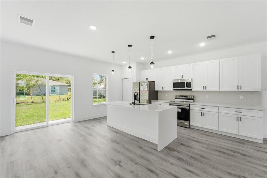 Furnished interior view inside a new home in , Citrus Springs (Image 6).