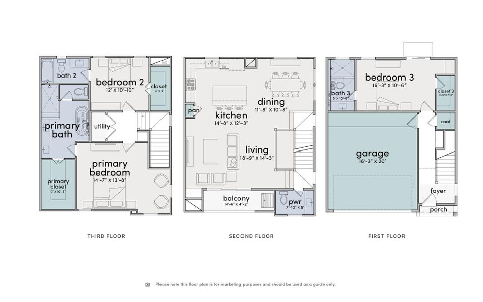 2D floor plan layout of this home in , Houston, TX (Image 4).