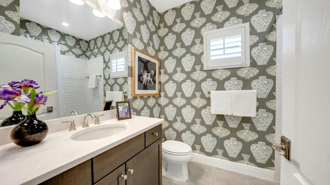 Furnished interior view inside a new home in SkySail Real Estate and Homes for Sale in Naples, FL - Neal Communities, Naples (Image 23).
