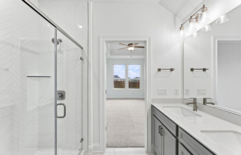Furnished interior view inside a new home in Saddleback at Santa Rita Ranch, Liberty Hill (Image 9).