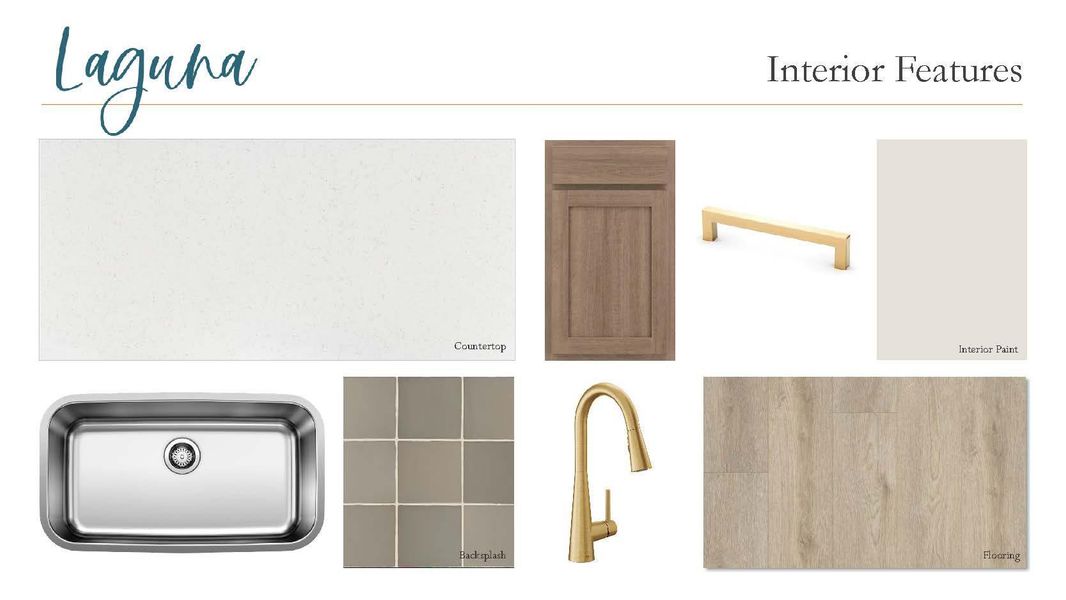 Sample of building materials used in homes in Lariat, Liberty Hill (Image 4).