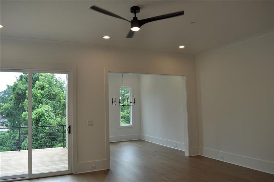 Spacious, unfurnished interior of a new home in , Marietta (Image 42).