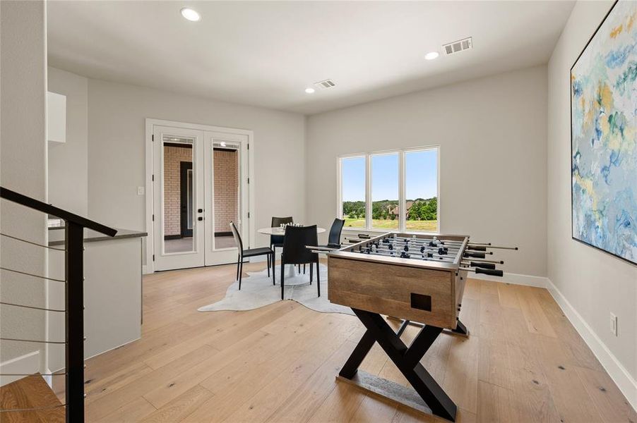 Furnished interior view inside a new home in , Aledo (Image 17). Furnished interior view inside a new home in , Aledo (Image 17).