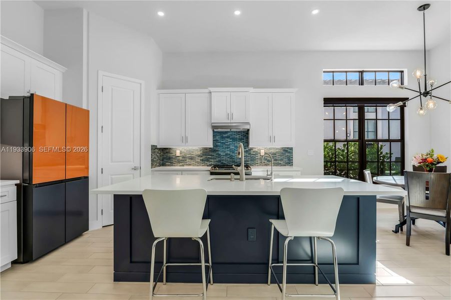 Furnished interior view inside a new home in , Parkland (Image 7).