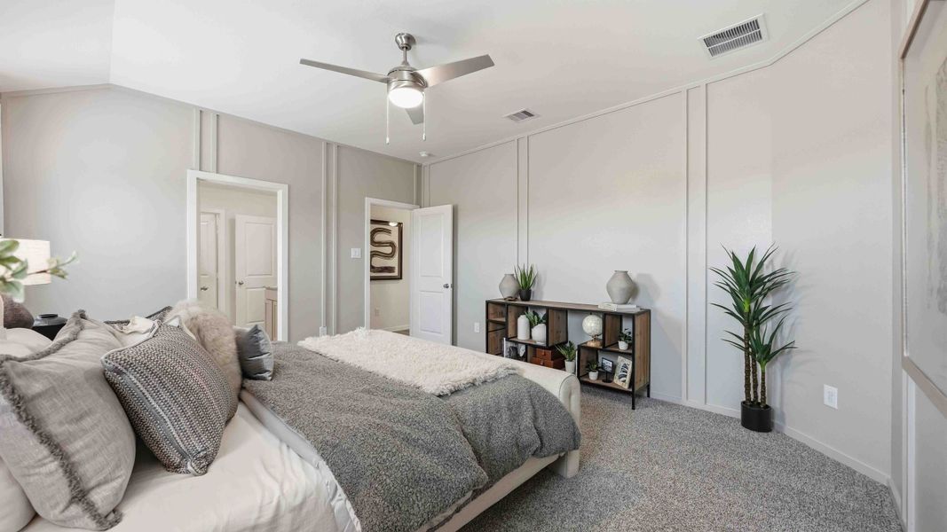 Furnished interior view inside a new home in Allison Park, Houston (Image 9). Furnished interior view inside a new home in Allison Park, Houston (Image 9).