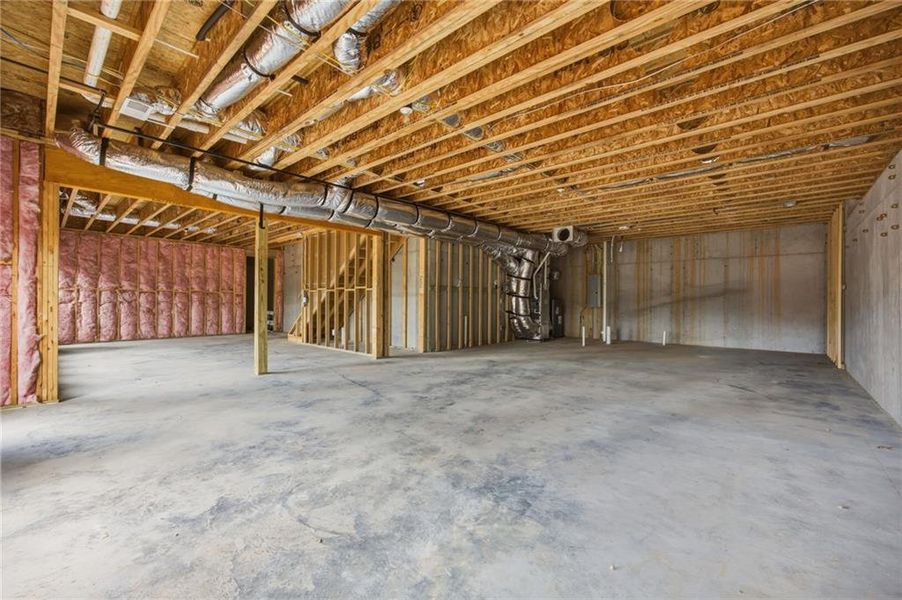 In-progress construction of a new home in , Canton, GA (Image 52).