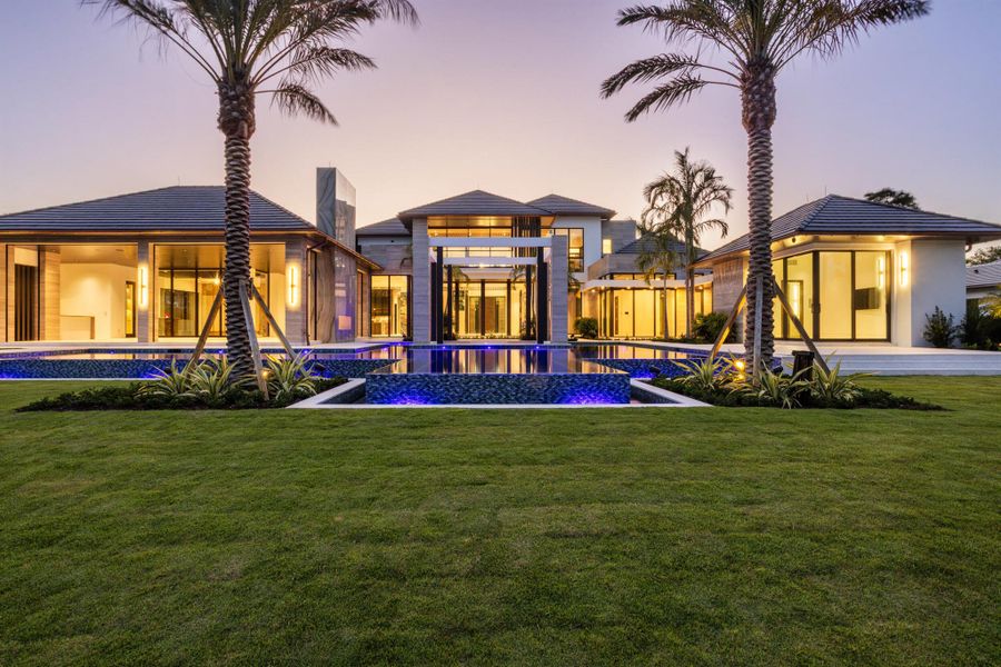 Furnished interior view inside a new home in , Jupiter (Image 58).