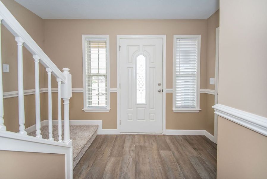 Representative unfurnished interior of a home built from the Reynolds by Enchanted Homes in Arcadia Village, Spartanburg (Image 23).