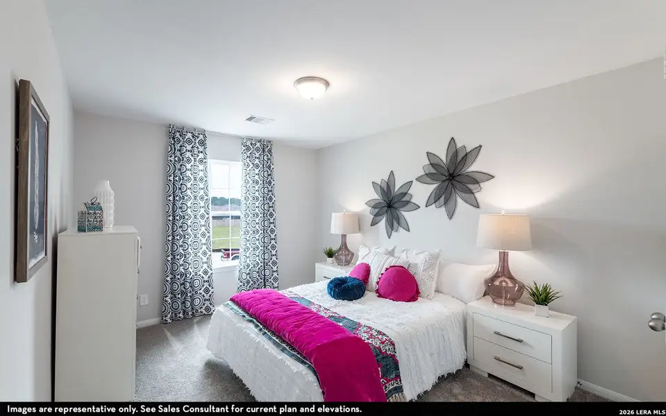 Furnished interior view inside a new home in Red Hawk Landing, San Antonio (Image 4).