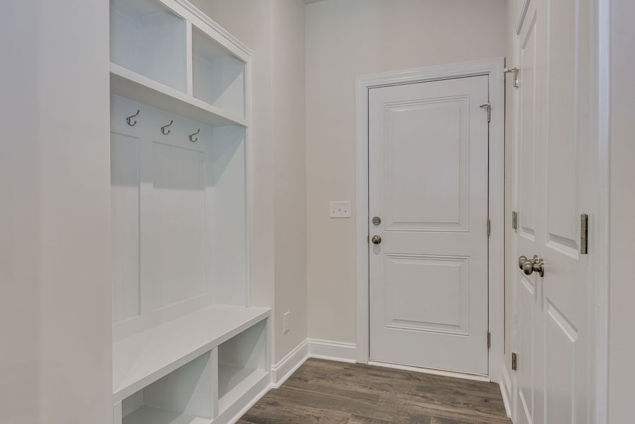 Mudroom with Cubbies and Bench