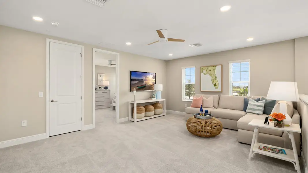 Furnished interior view inside a new home in Palmera, Venice (Image 28). Furnished interior view inside a new home in Palmera, Venice (Image 28).