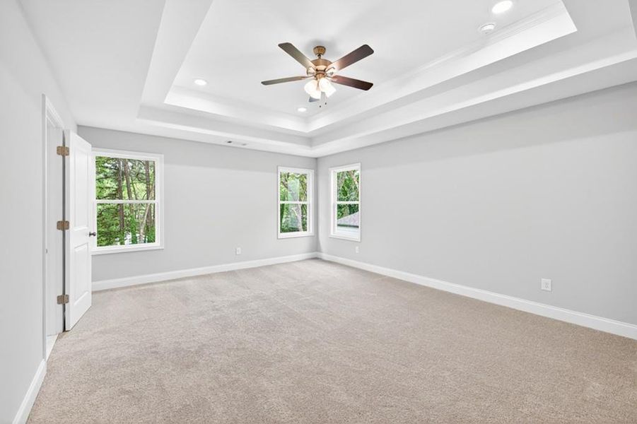 Spacious, unfurnished interior of a new home in , Sugar Hill (Image 42).