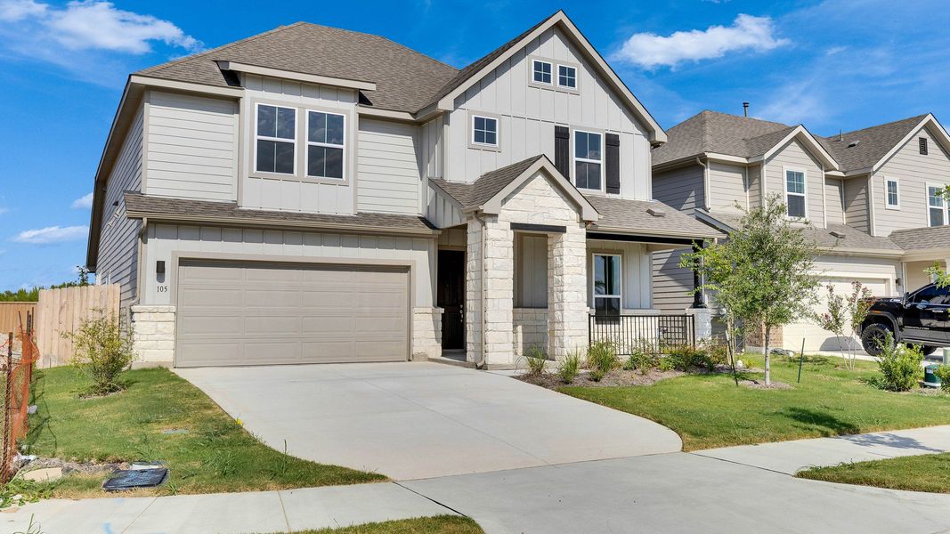 Furnished interior view inside a new home in Spring Creek, Taylor (Image 34).