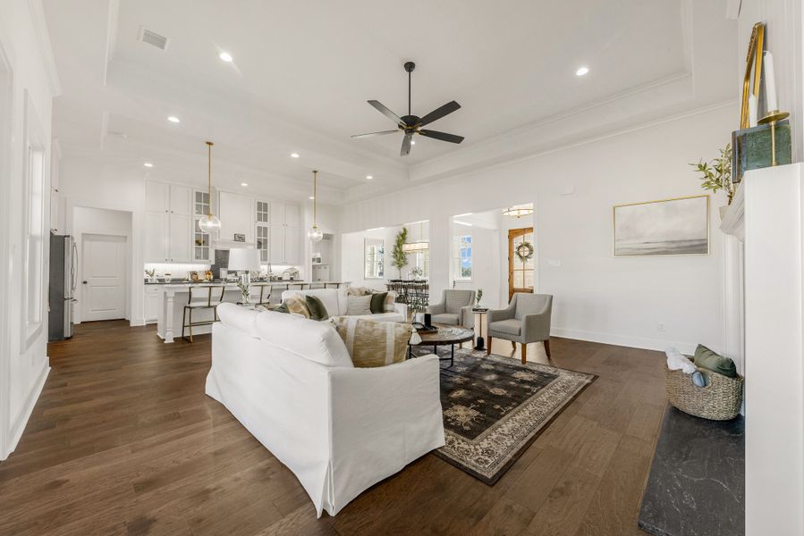 Representative furnished interior of a home built from the The Grayson by Reece Homes in Stella Ranch, Bryan (Image 18).