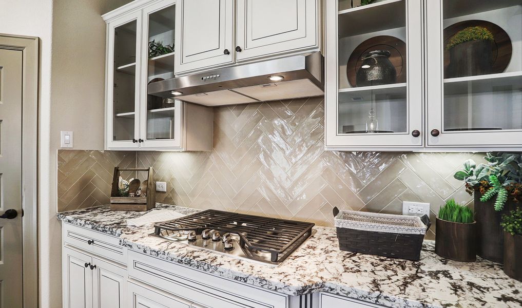 Decorative kitchen backsplash