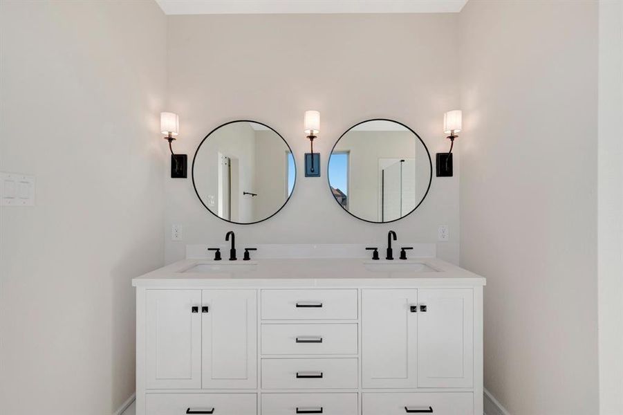 Furnished interior view inside a new home in Gateway Parks, Forney (Image 16).