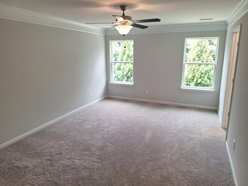 Spacious, unfurnished interior of a new home in Attenborough Townhomes, Piedmont (Image 7). Spacious, unfurnished interior of a new home in Attenborough Townhomes, Piedmont (Image 7).