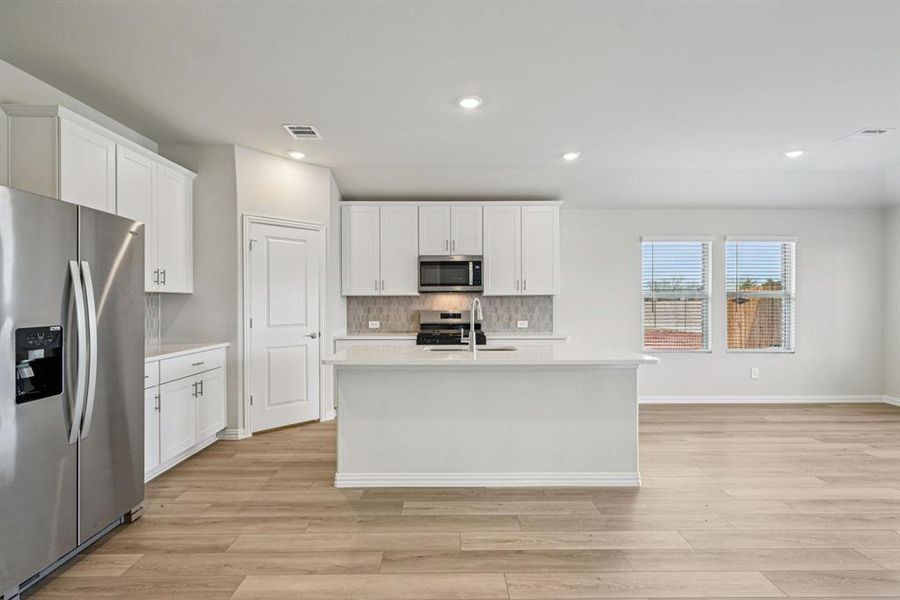 Furnished interior view inside a new home in Trails of Lavon - Signature Series, Lavon (Image 9).