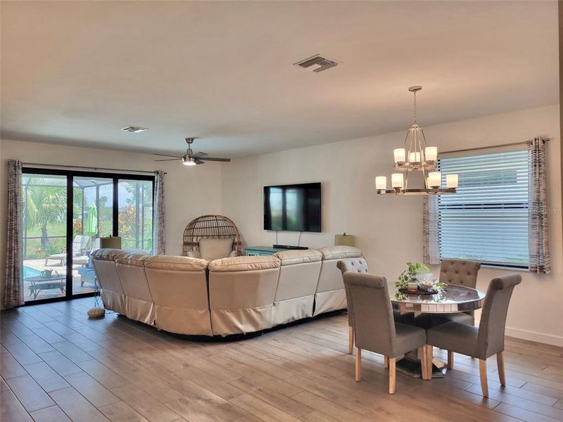 Furnished interior view inside a new home in , Estero (Image 7).