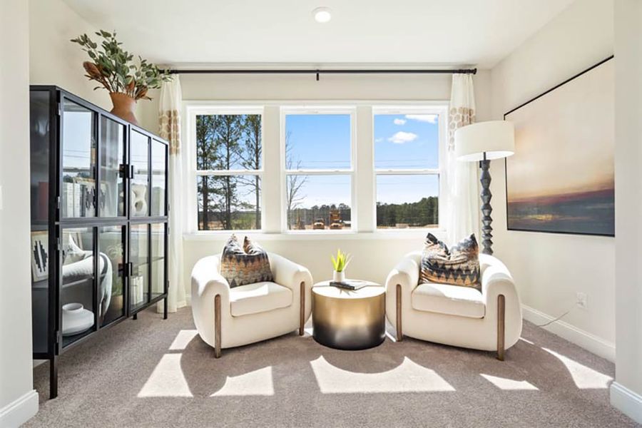 Furnished interior view inside a new home in Nichols Farm, Dacula (Image 36).