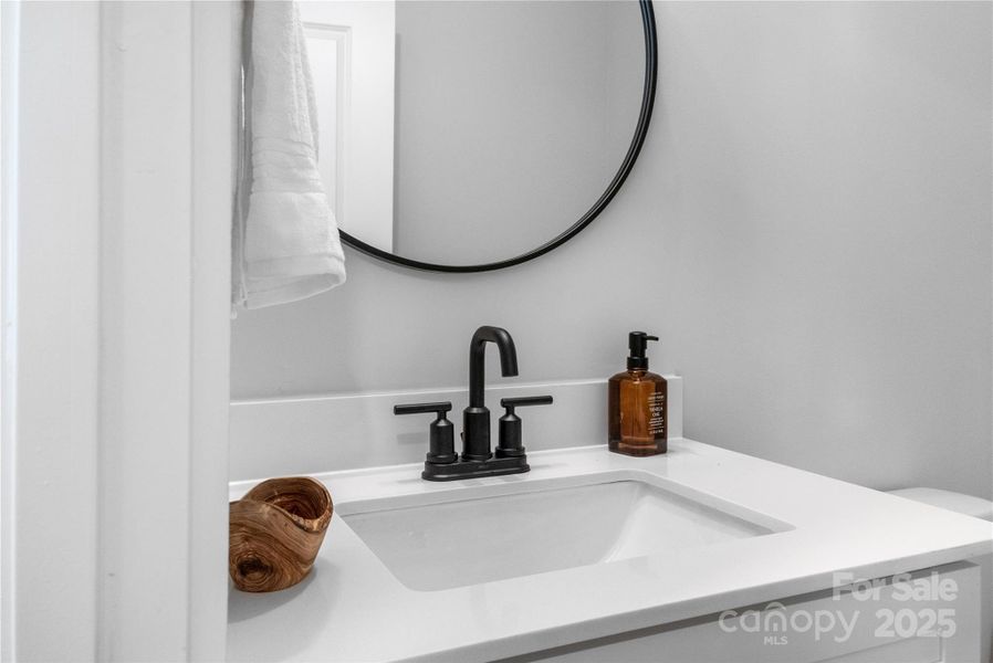 Close-up of interior finishes inside a home in , Weaverville (Image 19).
