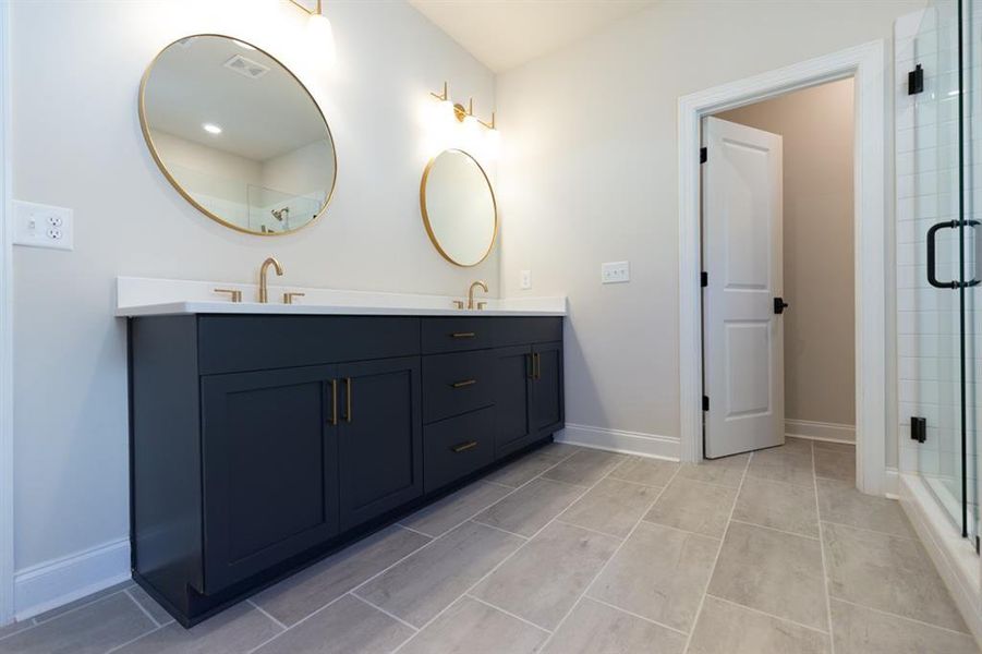 Furnished interior view inside a new home in Bellmoore Park, Johns Creek (Image 11).