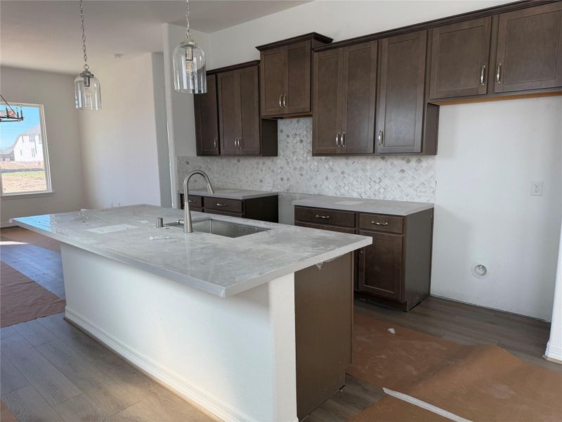 Construction progress - kitchen