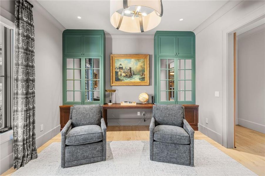 Furnished interior view inside a new home in , Flowery Branch (Image 48).