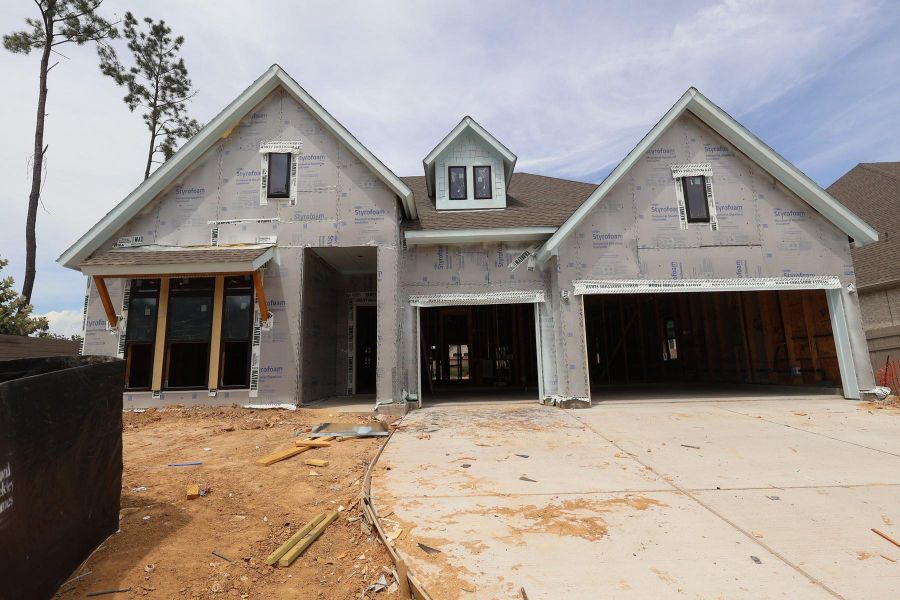 In-progress construction of a new home in ARTAVIA - Parkview Collection, Conroe, TX (Image 4). In-progress construction of a new home in ARTAVIA - Parkview Collection, Conroe, TX (Image 4).
