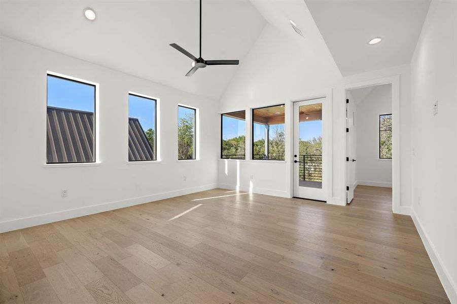 Upstairs 2nd living room.  Great option for a playroom, den, gameroom, office etc