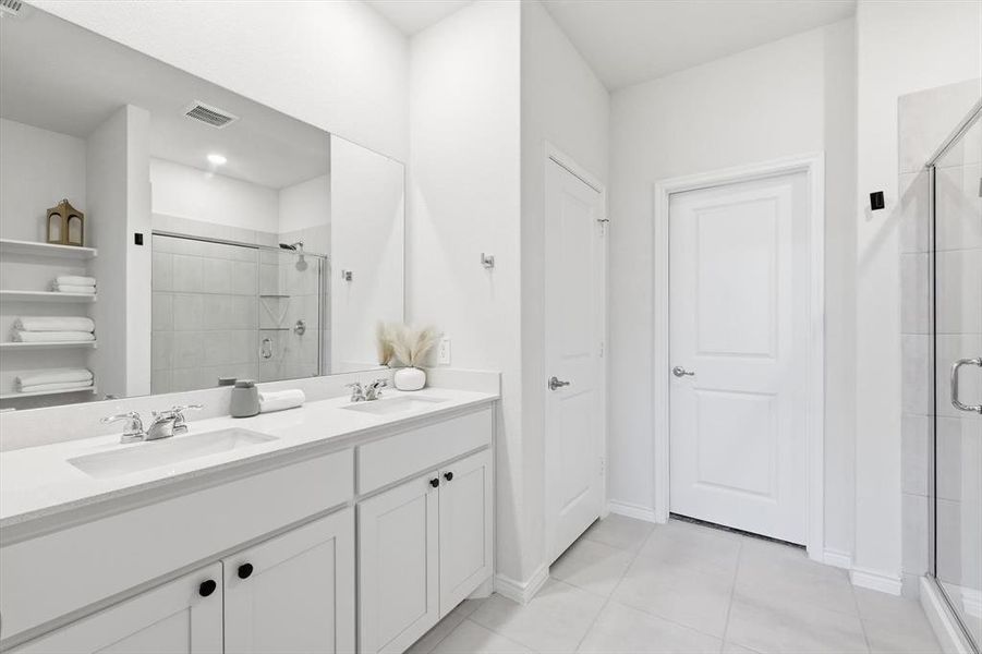 Furnished interior view inside a new home in Spiritas Ranch, Little Elm (Image 6). Furnished interior view inside a new home in Spiritas Ranch, Little Elm (Image 6).